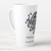 Mutterschaft braucht acht Arme künstlerische Oktop Milchtasse (Linke Ecke)