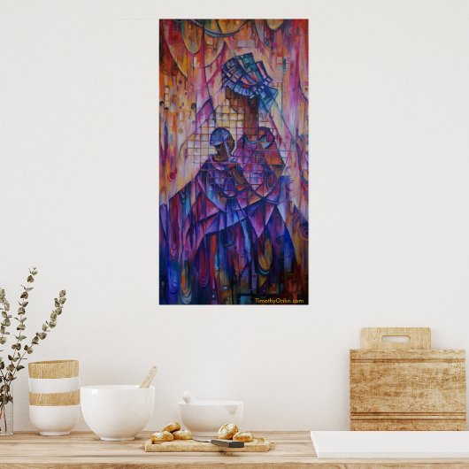 Mutterschaft IV - Leinwand Poster (Küche)