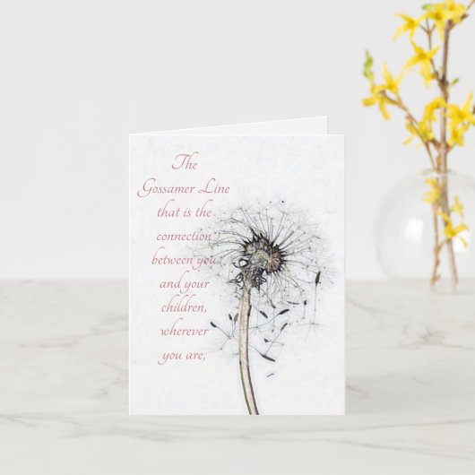 Mutterschaft Karte (Gelbe Blume)