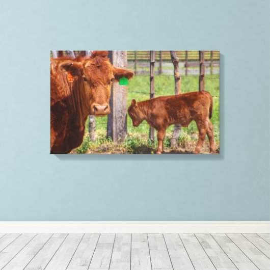 Mutterschaft Leinwanddruck (Insitu (Holzboden))