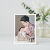 Mutterschaft, Mary Cassatt Postkarte (Stehend Vorderseite)