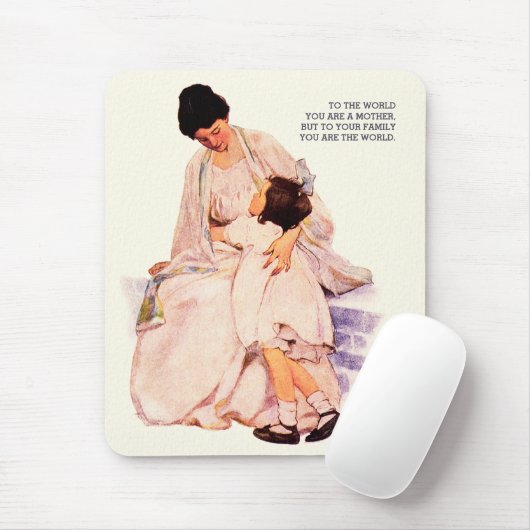 Mutterschaft. Muttertagsgeschenk Mousepad (Mit Mouse)