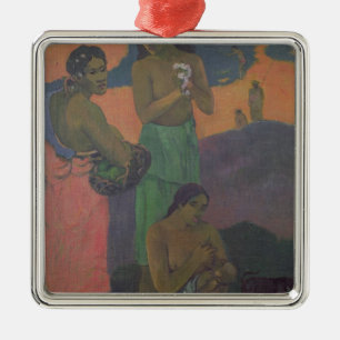 Mutterschaft Paul Gauguins oder drei Frauen auf Silbernes Ornament