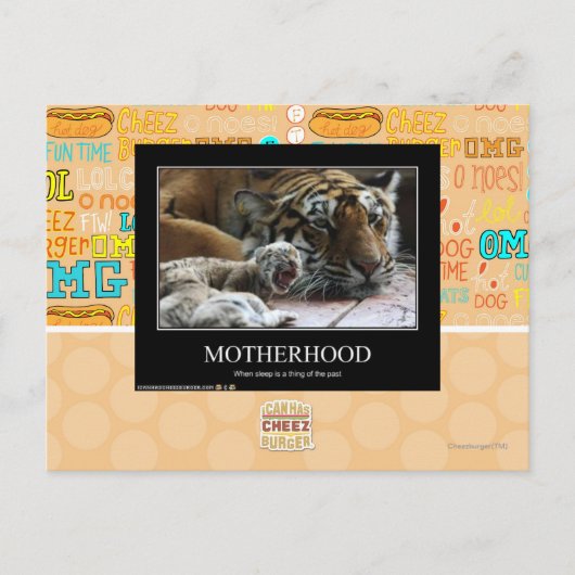 Mutterschaft Postkarte (Vorderseite)
