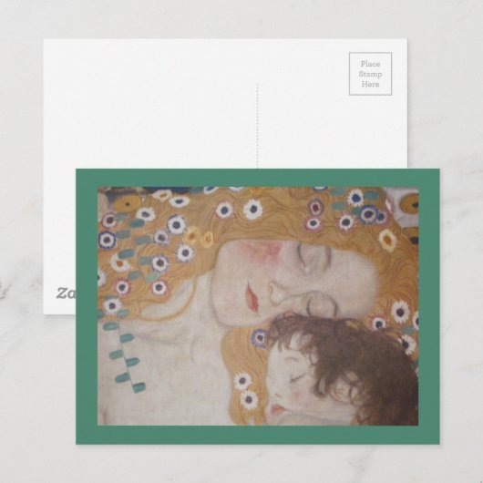 Mutterschaft Postkarte (Vorne/Hinten)