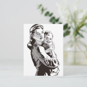 Mutterschaft Postkarte (Stehend Vorderseite)