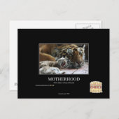 Mutterschaft Postkarte (Vorne/Hinten)