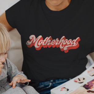 Mutterschaft Retro Lustig Mama Mami Muttertag T-Shirt