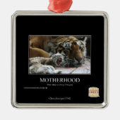 Mutterschaft Silbernes Ornament (Vorne)