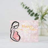 Mutterschaft sollte keine vorbestehende Bedingung Postkarte (Stehend Vorderseite)