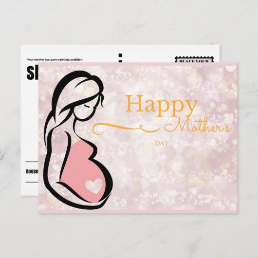 Mutterschaft sollte keine vorbestehende Bedingung Postkarte (Vorne/Hinten)