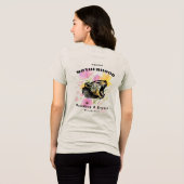 Mutterschaft Tri-Blend Shirt (Rückseite voll)