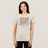 Mutterschaft Tri-Blend Shirt (Vorderseite voll)