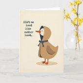 Mutterschaft Vogel Kunstkarte Karte (Gelbe Blume)