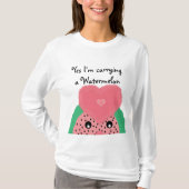 Mutterschaft - Watermelon-T - Shirt (Vorderseite)
