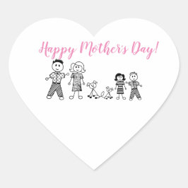 Mutterschafterin Herz-Aufkleber