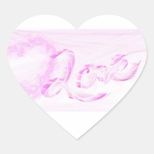 Mutterschafterin Herz-Aufkleber (Vorderseite)