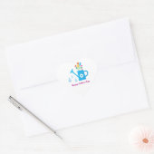 Mutterschafterin Herz-Aufkleber (Umschlag)