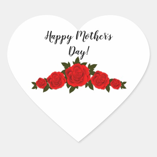 Mutterschafterin Herz-Aufkleber (Vorderseite)