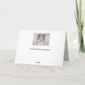 Mutterschaftsgrüßkarte Karte (Rückseite)