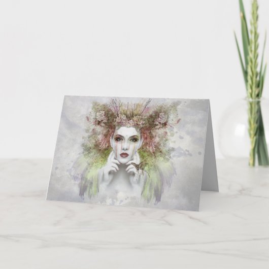 Mutterschaftsgrüßkarte Karte (Vorderseite)