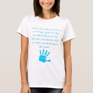 MutterschaftsT - Shirt-/Baby-Jungenhanddruck mit T-Shirt