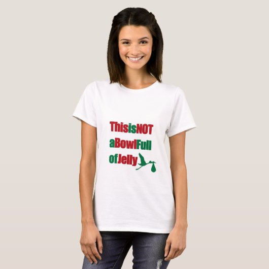MutterschaftsweihnachtsT - T-Shirt (Vorne ganz)