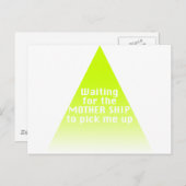 Mutterschiff Postkarte (Vorne/Hinten)