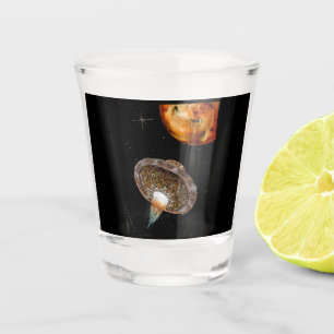 Mutterschiff Schnapsglas