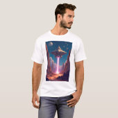 Mutterschiff Wüste T-Shirt (Vorne ganz)