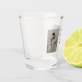 Mutterschussglas - Foto- und Kindernamen Schnapsglas (Links)