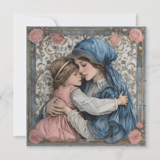 Mutterschutz Bliss: Sweet Letters Feiertagskarte (Vorderseite)