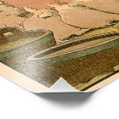 Mutterschweine und Ferkel im Betrieb Fotodruck (Ecke)