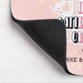 Muttersprache Akronym | Floral | Muttertagsgeschen Mousepad (Ecke)