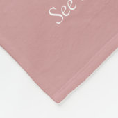 Muttersprache Definition 6 Fotolage Dusty Rose Ros Fleecedecke (Ecke)