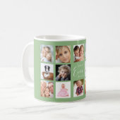 Muttersprache Foto Salbei grün Kaffeetasse (Vorderseite Links)