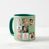 Muttersprache Foto Salbei grün Tasse (Vorderseite Links)