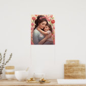 Muttersprachler - Mutter-Tochter-Poster Poster (Küche)