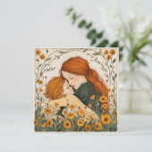 Mutterstrahlen: Vererbte Momente Feiertagskarte (Stehend Vorderseite)