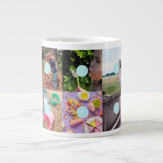 Muttertag 10 Fotos Collage Tasse (Vorderseite)