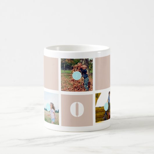 Muttertag 10 Fotos Mama Collage Tasse (Mittel)