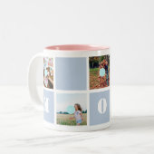 Muttertag 10 Fotos Mama Collage Tasse (Vorderseite Links)