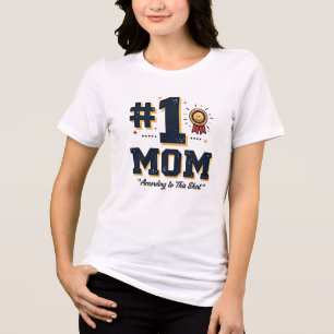 Muttertag (#1 MAMA nach diesem Shirt)Funny Tri-Blend Shirt