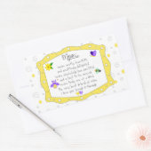 Muttertag 2017 rechteckiger aufkleber (Umschlag)