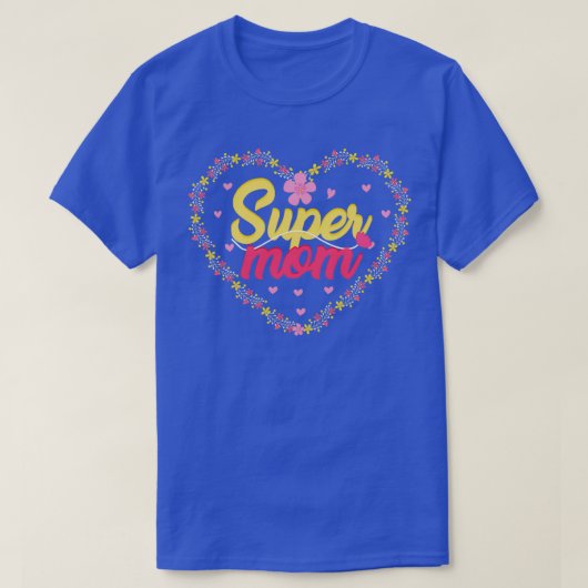 Muttertag 2022 Super Mom T-Shirt (Design vorne)