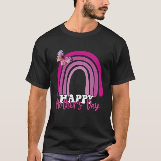 Muttertag 2023 Muttertag Rainbow Mama D T-Shirt (Vorderseite)