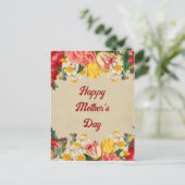 Muttertag 2025 - Blume Postkarte (Stehend Vorderseite)