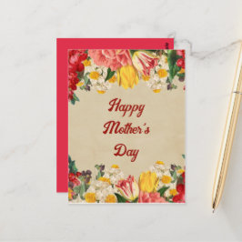 Muttertag 2025 - Blume Postkarte