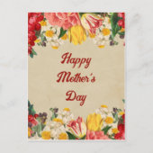 Muttertag 2025 - Blume Postkarte (Vorderseite)