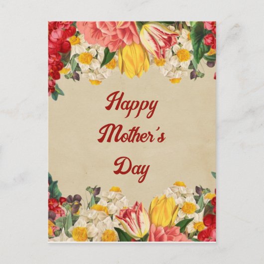 Muttertag 2025 - Blume Postkarte (Vorderseite)